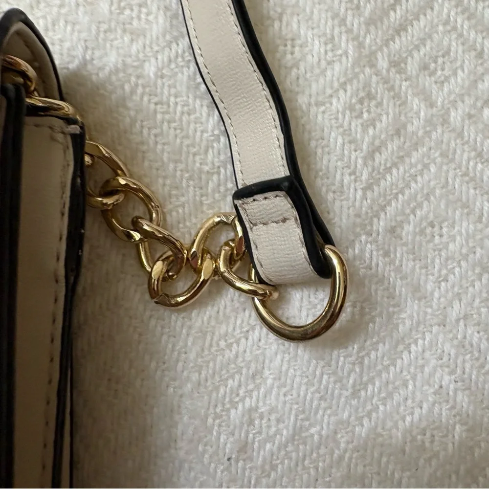 Marc New York Andrew Marc Cream Pearl Detail Crossbody Purse - Picture 12 of 16